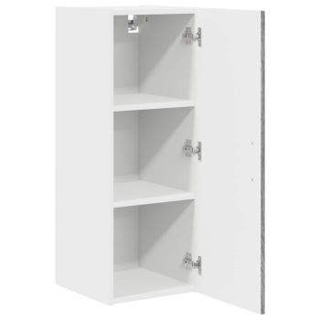 Küchenhängeschrank mit Tür 2 pcs Graues Sonoma 30 x 31 x 80 cm