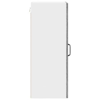 Küchenhängeschrank mit Tür 2 pcs Graues Sonoma 30 x 31 x 80 cm
