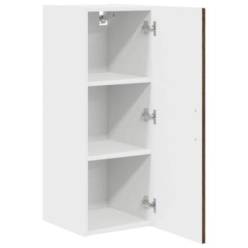 Küchenhängeschrank mit Regal Braun Eichen-Optik 30 x 31 x 80 cm