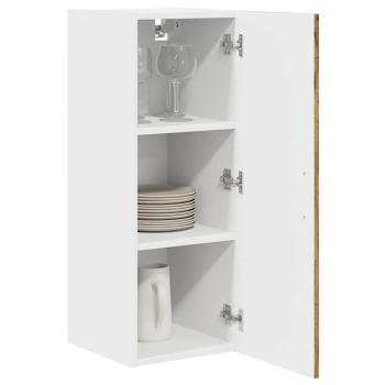 Küchenhängeschrank 2 pcs Altholz 30 x 31 x 80 cm Holzwerkstoff