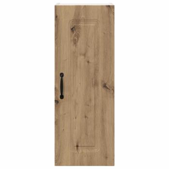 Küchenhängeschrank mit Tür 2 pcs Artisan-Eiche 30 x 31 x 80 cm
