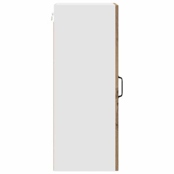 Küchenhängeschrank mit Tür 2 pcs Artisan-Eiche 30 x 31 x 80 cm