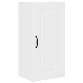 ARDEBO.de - Küchenhängeschrank mit Regal Weiß 40 x 31 x 80 cm Holzwerkstoff