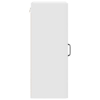 Küchenhängeschrank mit Regal Weiß 40 x 31 x 80 cm Holzwerkstoff