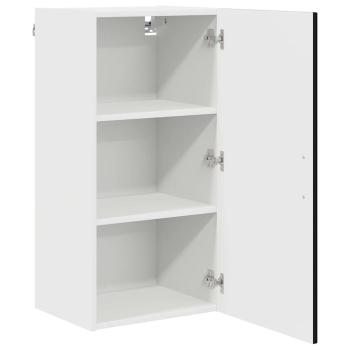Küchenhängeschrank Schwarz 40 x 31 x 80 cm Holzwerkstoff