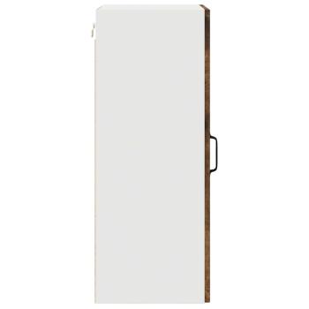 Küchenhängeschrank mit Regal Geräucherte Eiche 40 x 31 x 80 cm