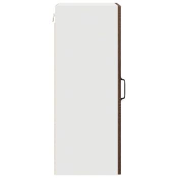 Küchenhängeschrank mit Regal Braun Eichen-Optik 40 x 31 x 80 cm