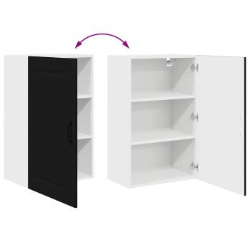 Küchenhängeschrank Schwarz 50 x 31 x 80 cm Holzwerkstoff