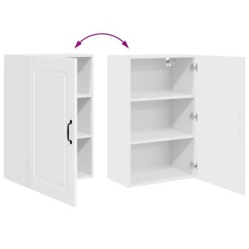 Küchenhängeschrank Hochglanz Weiß 50 x 31 x 80 cm Holzwerkstoff