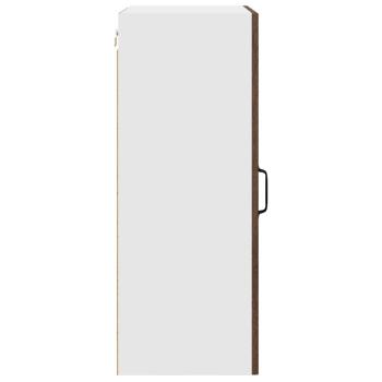 Küchenhängeschrank mit Regal Braun Eichen-Optik 50 x 31 x 80 cm