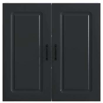 Küchenhängeschrank Schwarz 80 x 31 x 80 cm Holzwerkstoff