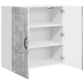 ARDEBO.de - Küchenhängeschrank Beton Grau 80 x 31 x 80 cm Holzwerkstoff