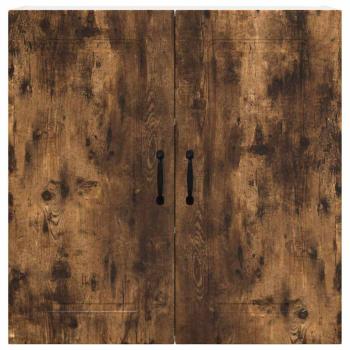 Küchenhängeschrank mit Regal Geräucherte Eiche 80 x 31 x 80 cm