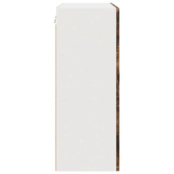 Küchenhängeschrank mit Regal Geräucherte Eiche 80 x 31 x 80 cm