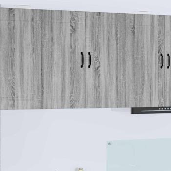 ARDEBO.de - Küchenhängeschrank Graues Sonoma 80 x 31 x 80 cm Holzwerkstoff