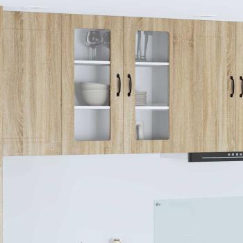 ARDEBO.de - Küchenhängeschrank Sonoma-Eiche 80 x 31 x 80 cm Holzwerkstoff