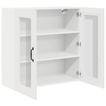 Küchenhängeschrank Hochglanz Weiß 80 x 31 x 80 cm Holzwerkstoff