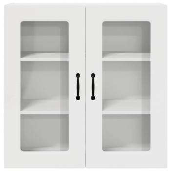Küchenhängeschrank Hochglanz Weiß 80 x 31 x 80 cm Holzwerkstoff