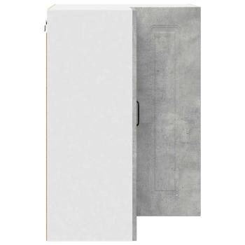 Küchenhängeschrank Beton Grau 57 x 57 x 80 cm Holzwerkstoff