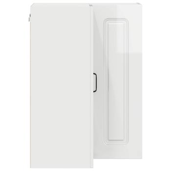 Küchenhängeschrank Hochglanz Weiß 57 x 57 x 80 cm Holzwerkstoff