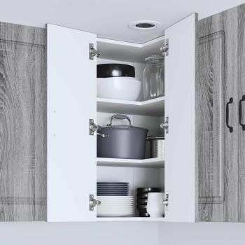 Küchenhängeschrank Graues Sonoma 57 x 57 x 80 cm Holzwerkstoff