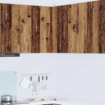 ARDEBO.de - Küchenhängeschrank Altholz 57 x 57 x 80 cm Holzwerkstoff