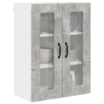 Küchenhängeschrank Beton Grau 60 x 31 x 80 cm Holzwerkstoff