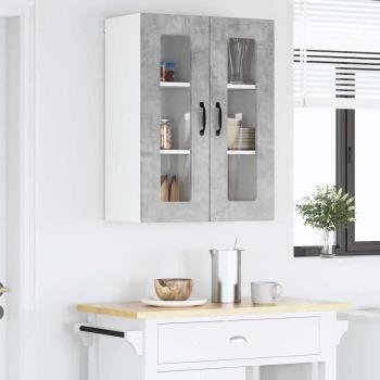 Küchenhängeschrank Beton Grau 60 x 31 x 80 cm Holzwerkstoff