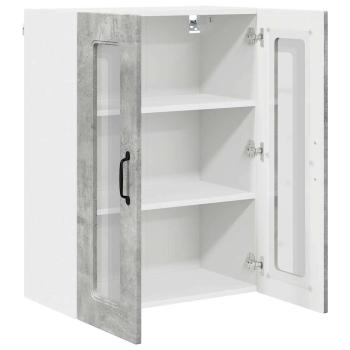 Küchenhängeschrank Beton Grau 60 x 31 x 80 cm Holzwerkstoff