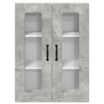 Küchenhängeschrank Beton Grau 60 x 31 x 80 cm Holzwerkstoff