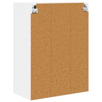 ARDEBO.de - Küchenhängeschrank Hochglanz Weiß 60 x 31 x 80 cm Holzwerkstoff