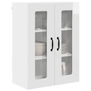 Küchenhängeschrank Hochglanz Weiß 60 x 31 x 80 cm Holzwerkstoff