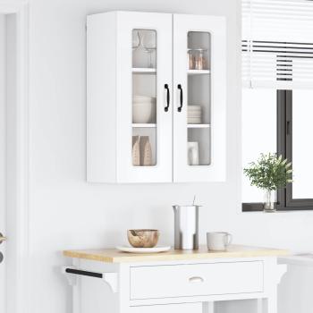 Küchenhängeschrank Hochglanz Weiß 60 x 31 x 80 cm Holzwerkstoff
