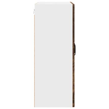 Küchenhängeschrank mit Regal Geräucherte Eiche 60 x 31 x 80 cm