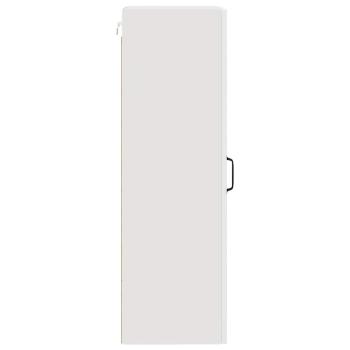 Küchenhängeschrank mit Tür Weiß 40 x 31 x 100 cm Holzwerkstoff