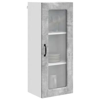 ARDEBO.de - Küchenhängeschrank Beton Grau 40 x 31 x 100 cm Holzwerkstoff