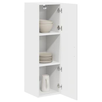 Küchenhängeschrank mit Tür Weiß 30 x 31 x 100 cm Holzwerkstoff
