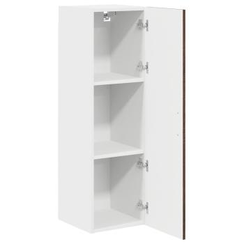 Küchenhängeschrank mit Tür Braun Eichen-Optik 30 x 31 x 100 cm