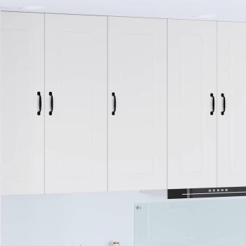 ARDEBO.de - Küchenhängeschrank mit Tür Weiß 40 x 31 x 100 cm Holzwerkstoff