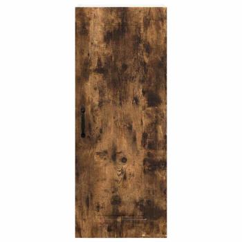 Küchenhängeschrank mit Regal Geräucherte Eiche 40 x 31 x 100 cm