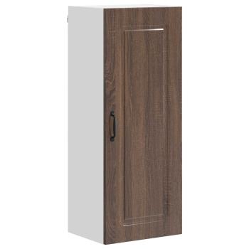 Küchenhängeschrank mit Tür Braun Eichen-Optik 40 x 31 x 100 cm
