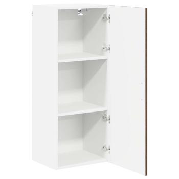 Küchenhängeschrank mit Tür Braun Eichen-Optik 40 x 31 x 100 cm