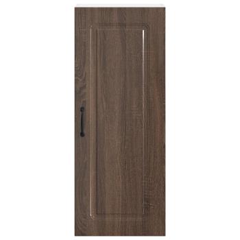 Küchenhängeschrank mit Tür Braun Eichen-Optik 40 x 31 x 100 cm