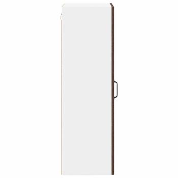 Küchenhängeschrank mit Tür Braun Eichen-Optik 40 x 31 x 100 cm