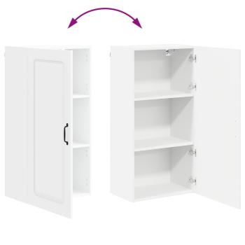 Küchenhängeschrank mit Tür Weiß 50 x 31 x 100 cm Holzwerkstoff