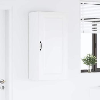 Küchenhängeschrank mit Regal Hochglanz Weiß 50 x 31 x 100 cm