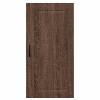 Küchenhängeschrank mit Tür Braun Eichen-Optik 50 x 31 x 100 cm