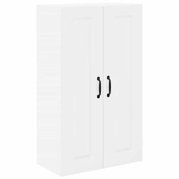 Küchenhängeschrank mit Regal Hochglanz Weiß 60 x 31 x 100 cm
