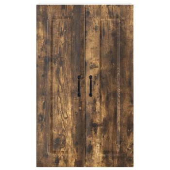 Küchenhängeschrank mit Regal Geräucherte Eiche 60 x 31 x 100 cm