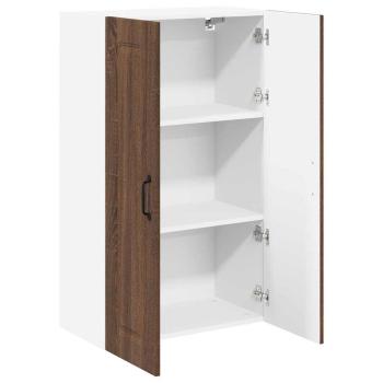 Küchenhängeschrank mit Tür Braun Eichen-Optik 60 x 31 x 100 cm